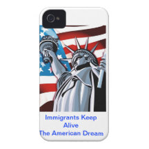 Immigranten behalten lebendig den amerikanischen T iPhone 4 Etuis