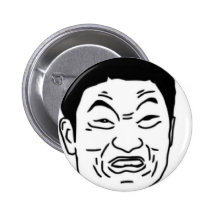 Impossibru!! Comic-Gesicht Anstecknadelbutton