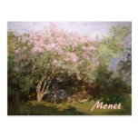 Impressionismus-Fliedern durch Monet Postkarte
