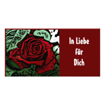 In Liebe für Dich Photo Karten