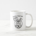 In meinem eigenen kleinen Weltbaß Kaffee Tassen