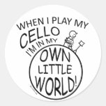 In meinem eigenen kleinen WeltCello Sticker