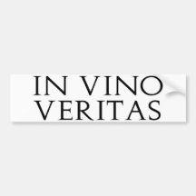 In Vino-Veritas-Autoaufkleber