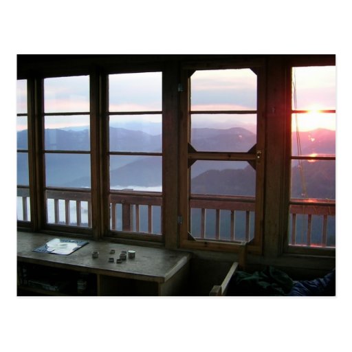 Inder-Ridge-Sonnenuntergang Postkarten