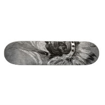 Indianisches Skateboard Personalisiertes Deck
