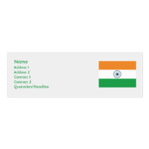 Indien - dünn visitenkarten