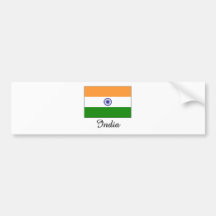 Indien-Flaggen-Entwurf Autosticker
