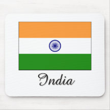 Indien-Flaggen-Entwurf Mousepad