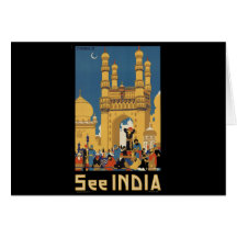 Indien Grußkarte