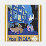 Indien - Vintage Reise - Besuch Indien Magnete