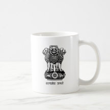 INDIEN-WAPPEN - NATIONALES INDIEN-SYMBOL KAFFEE TASSEN