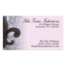 "Indigo-/Rosen" Eisen-Lilie kundenspezifisches Ges Visitenkarte