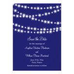 Indigotwinkle-Lichter Save the Date Einladungen