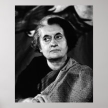 Indira Gandhi Plakatdruck