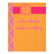 indische Hennastrauch mehndi Hochzeit Ankündigungskarten