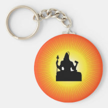 Indischer Gott Shiva - Keychain Schlüsselband