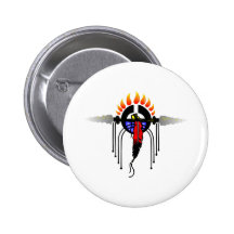 Indisches Totem Button