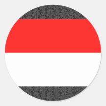 Indonesien-Flagge Aufkleber