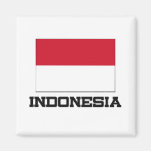Indonesien-Flagge Magnete