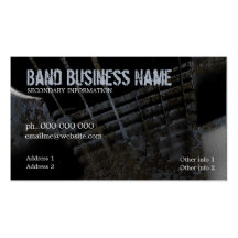Industrielle Schmutz-Gitarren-Visitenkarte