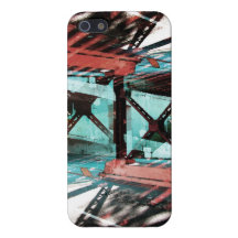 industrielles abstraktes iPhone 5 cover