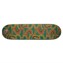 Ineinander greifen kurvt Tapete, 1966-1968 Personalisierte Skatedecks