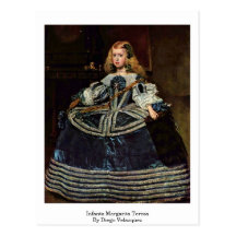 Infanta Margarita Teresa durch Diego Velazquez Postkarte