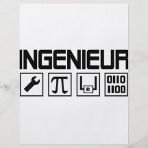 ingenieur Ikone Bedruckte Flyer