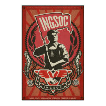 INGSOC Propaganda-Plakat 1984 poster