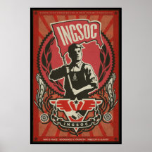 INGSOC Propaganda-Plakat 1984