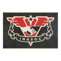 INGSOC Propaganda-Plakat 1984 poster