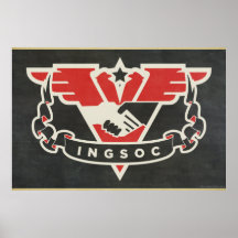 INGSOC Propaganda-Plakat 1984
