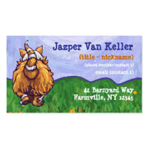 Ingwer-Katzen-Visitenkarte