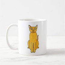 Ingwer rote Shorthair Katze Tasse