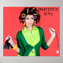 Inländisches Diva-Plakat