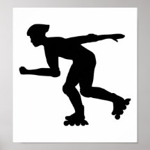 Inline-Skaten Poster