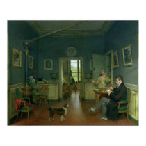 Innenraum eines Esszimmers, 1816 poster