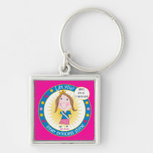 Innere Prinzessin Silver Keychain Schlüsselanhänger