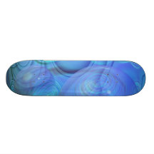 Innerer Fluss VI - Aqua u. Azurblau-Galaxie Personalisiertes Deck