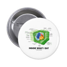 Innerhalb, was ich esse (Pflanzen-Zellen-vegetaris Anstecknadelbuttons