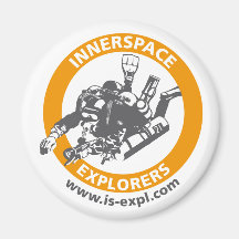InnerSpace Explorers Magnet Kühlschrankmagnet