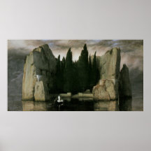 Insel der Toten, dritte Version durch Arnold Bockl Plakat