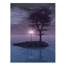 Insel der Wanderer-Postkarte