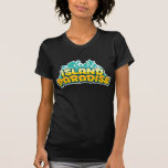 Insel-Paradies - das dunkle T-Shirt der Frauen