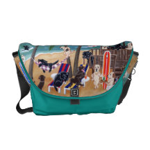 Insel-Sommer-Ferien Labradors Kurier Taschen