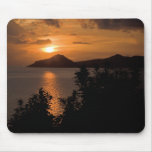 Insel-Sonnenuntergang Mousepad
