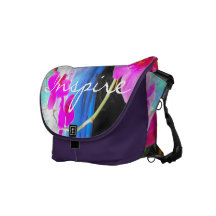 "INSPIRIEREN Sie" Orchideen-Fotografie-Tasche Kuriertasche