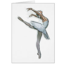 Inspirierend Ballett-Tänzer Grußkarten
