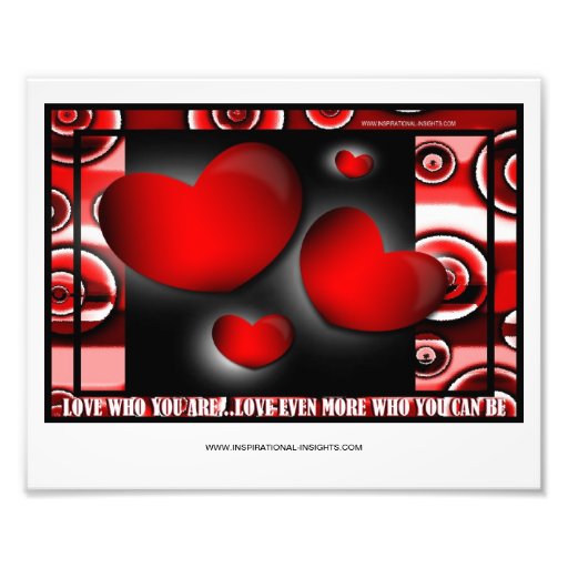 Inspirierend Einblick-Foto-Druck 10" x 8"