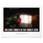 Inspirierend Einblick-Foto-Druck 10" x 8"